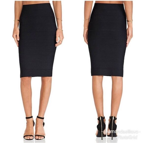 BCBGMaxAzria Bandage Pencil Skirt - Picture 1 of 8